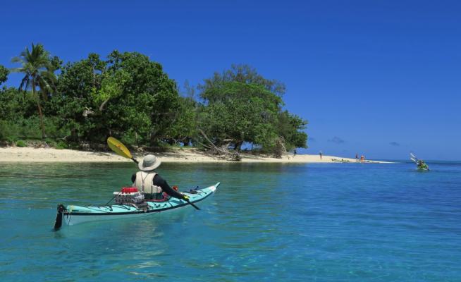 Kayaking in the South Pacific