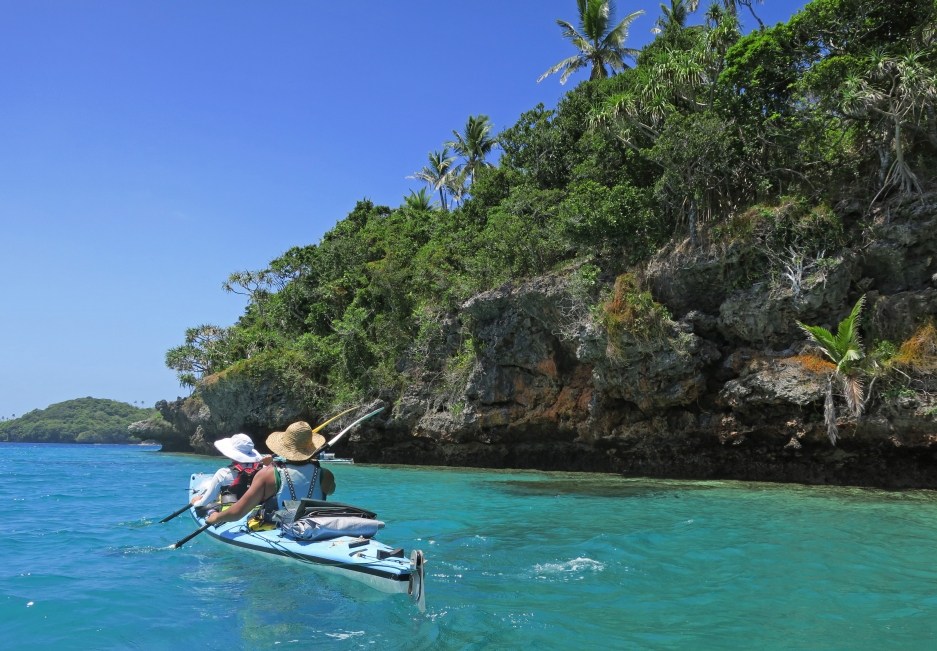 Kayaking in the South Pacific